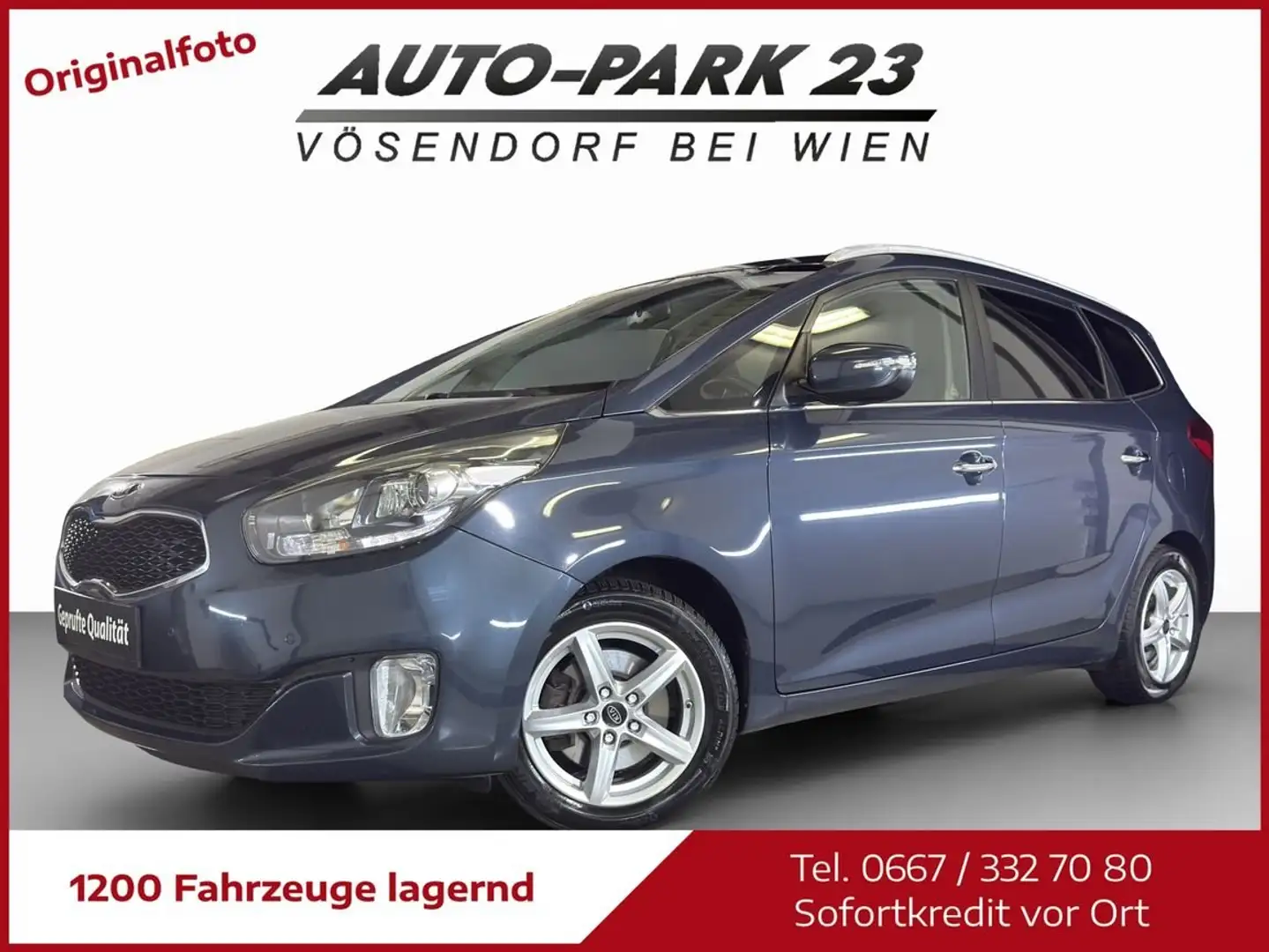 Kia Carens Carens 1,7 CRDi**KAMERA*NAVI*PICKERL1/27*MOD2016 Blau - 1