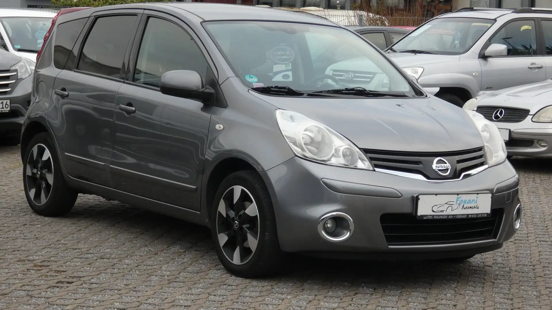 Nissan Note I-Way+ 2.Hand Scheckheft 12 Monate Garantie Grau - 1
