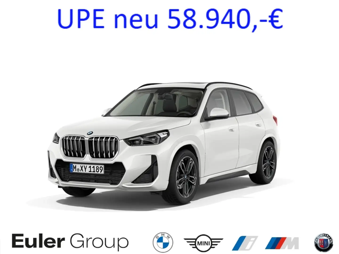 BMW X1 sDrive20i M Sport 19'' Pano Memory Aktivsitz H/K T Weiß - 1