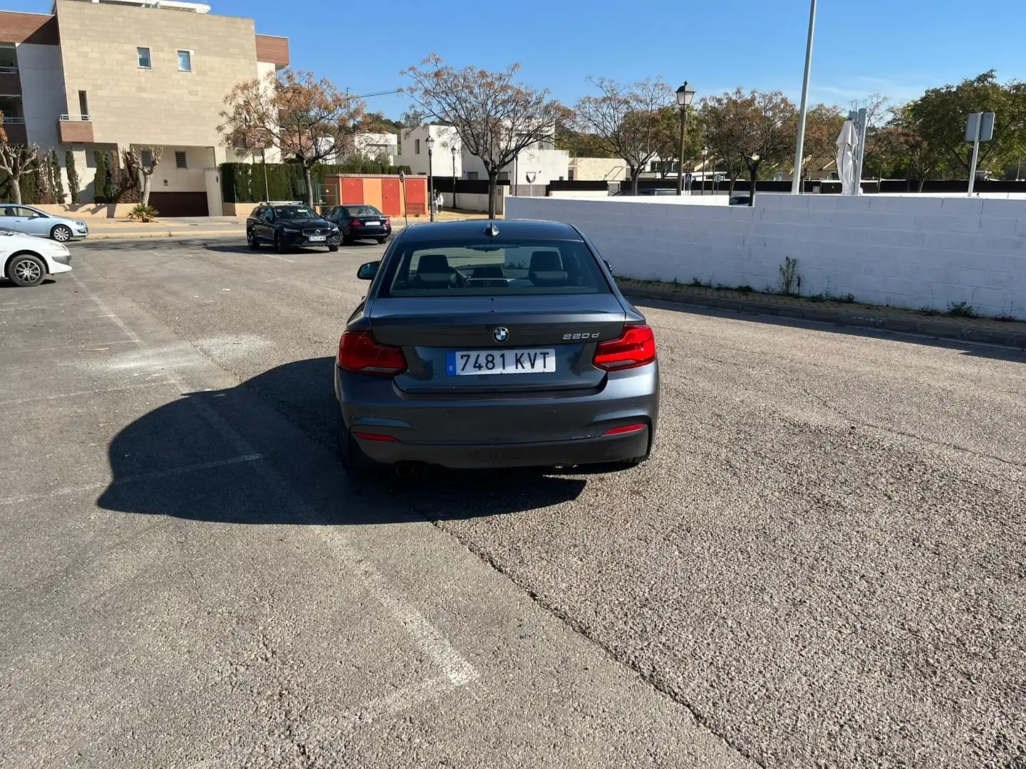 BMW 220 220dA Coupé Gris - 2