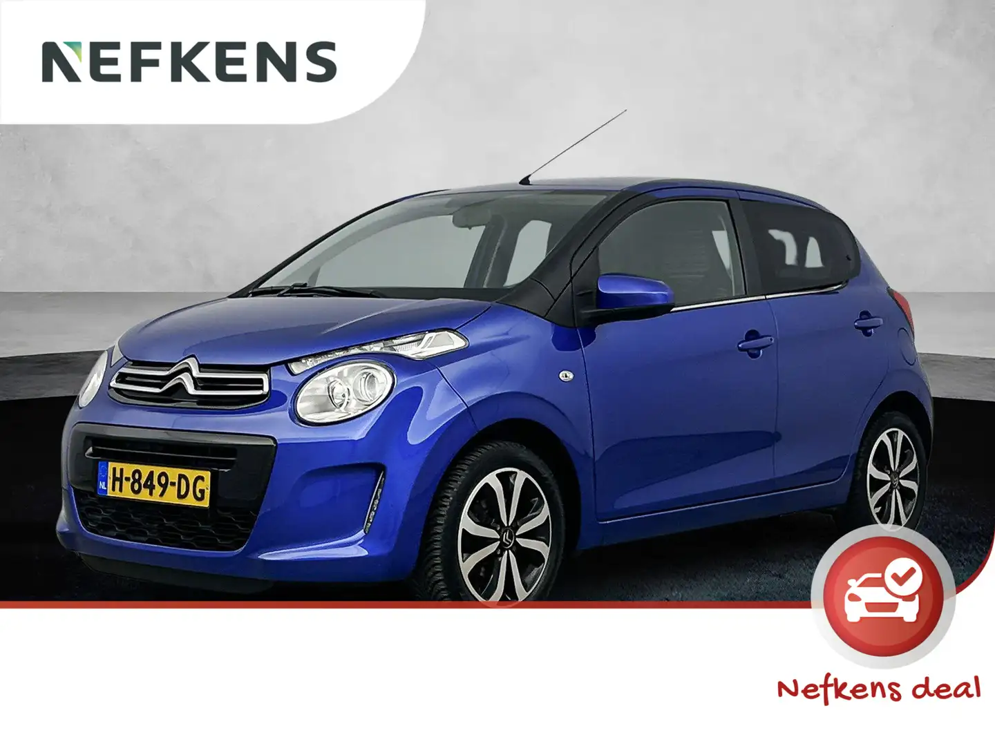 Citroen C1 1.0 VTi 72pk Shine | Climate Controle | Camera | B Blauw - 1