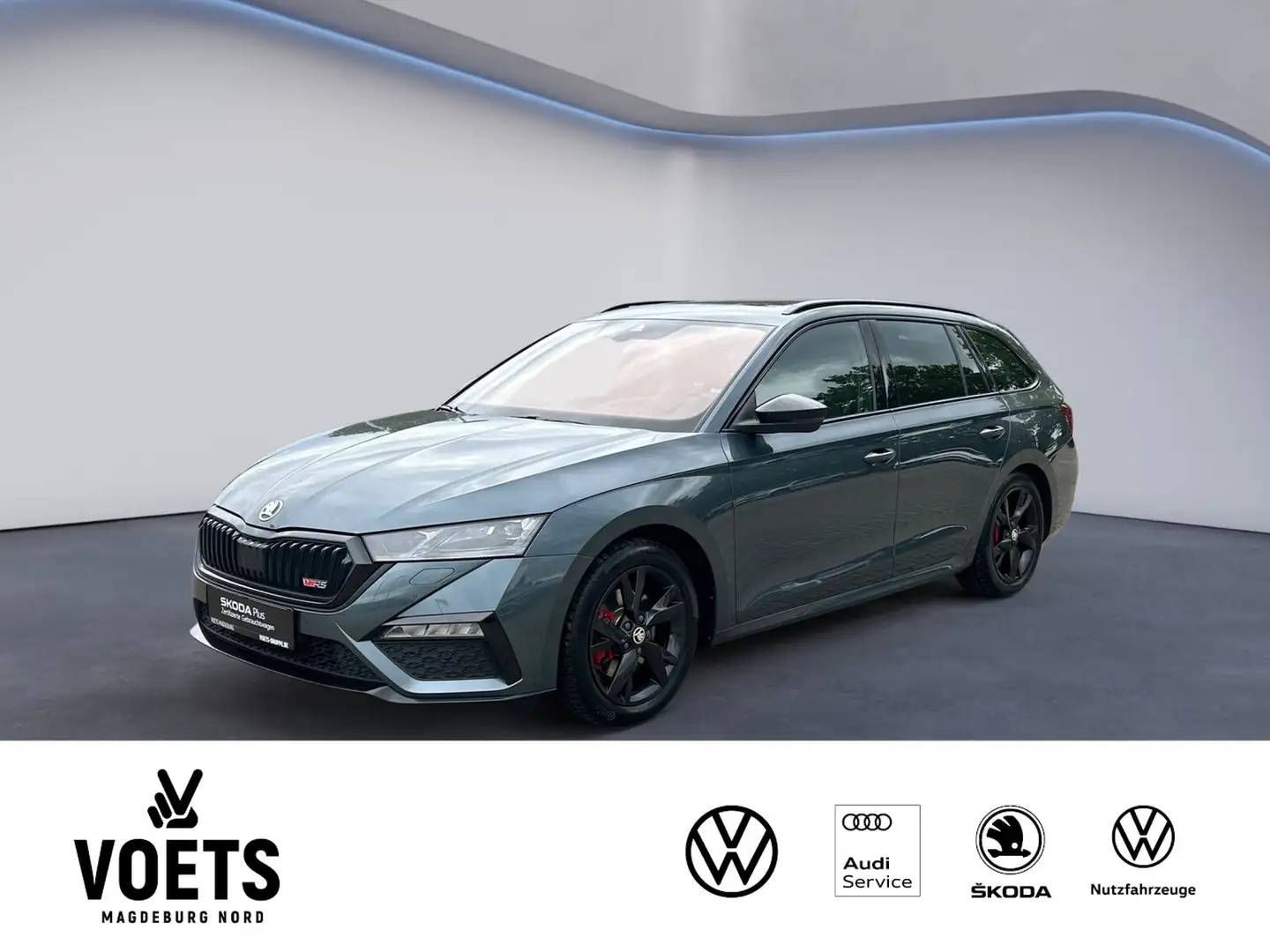 Skoda Octavia Combi 2.0TDI RS DSG LED+Panorama+Navi Grau - 1