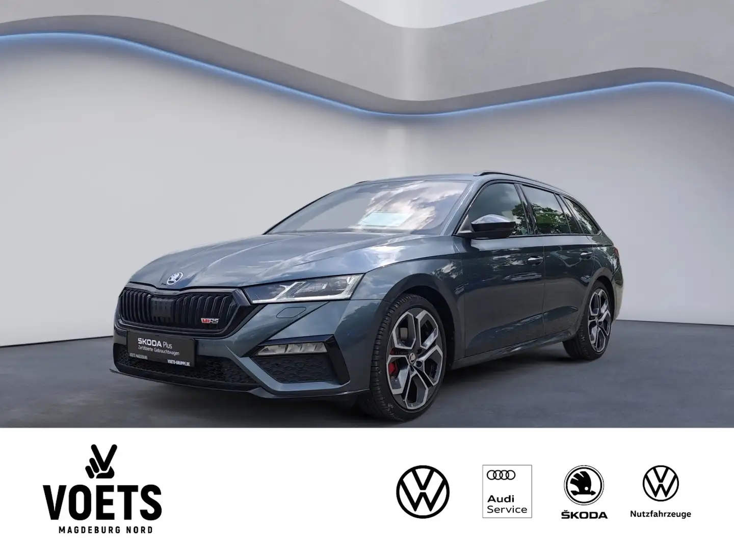 Skoda Octavia Combi 2.0TDI RS DSG LED+Panorama+Navi Grau - 1