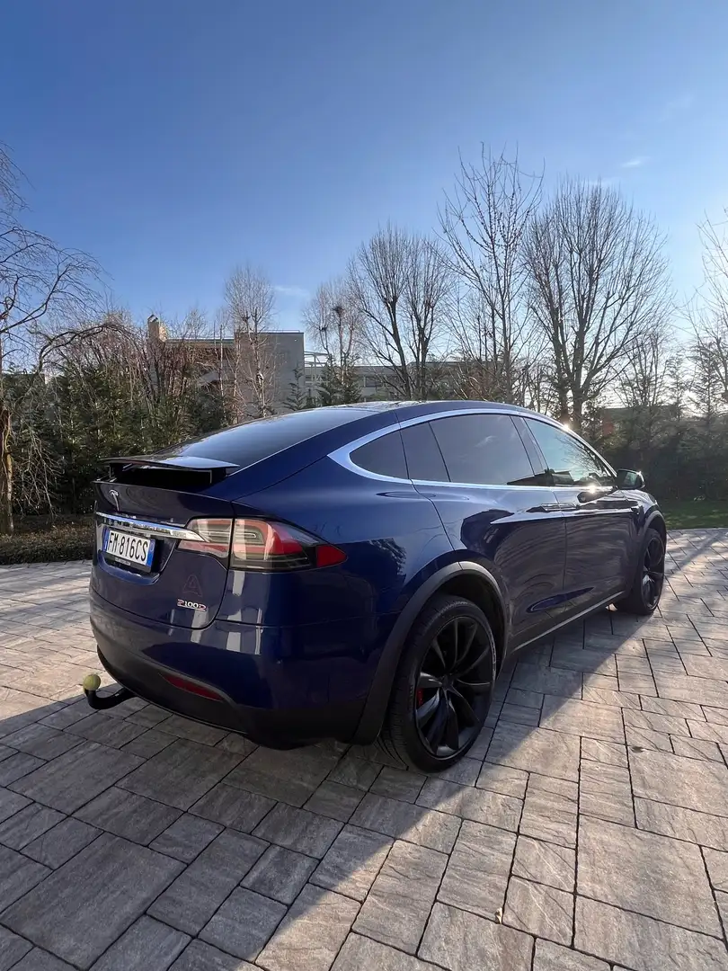 Tesla Model X P100 D Blu/Azzurro - 2