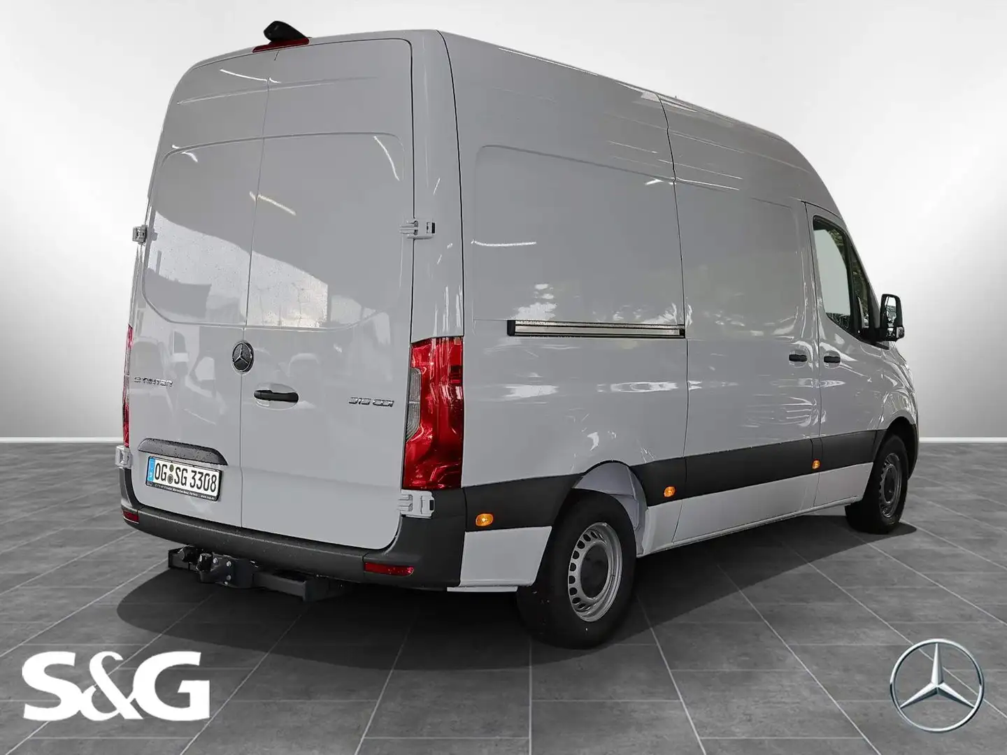 Mercedes-Benz Sprinter 315 CDI MBUX+RüKam+AHK+Hecktür 2-fl+ Blanc - 2