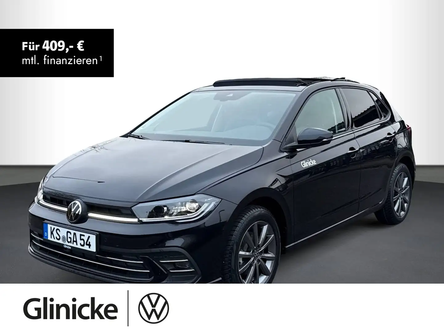 Volkswagen Polo Style 1.0 TSI DSG, PANO, RFK Schwarz - 1