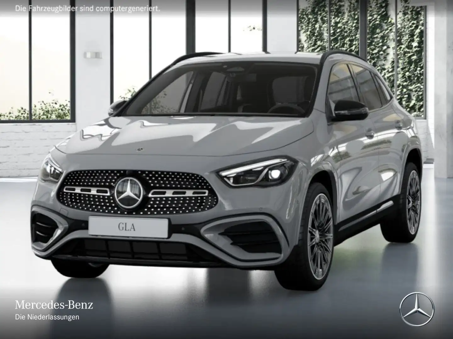 Mercedes-Benz GLA 220 4M AMG+NIGHT+AHK+MULTIBEAM+KAMERA+TOTW+8G Grau - 2