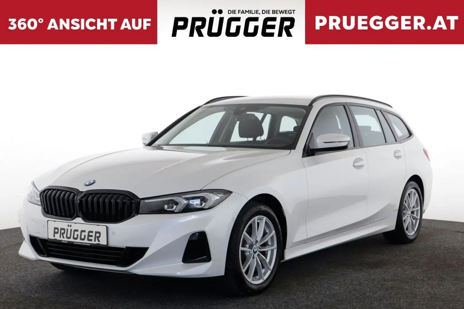 BMW 320 d xDrive Touring Autom WIDESCREEN LED NAVI KAMERA Weiß - 1