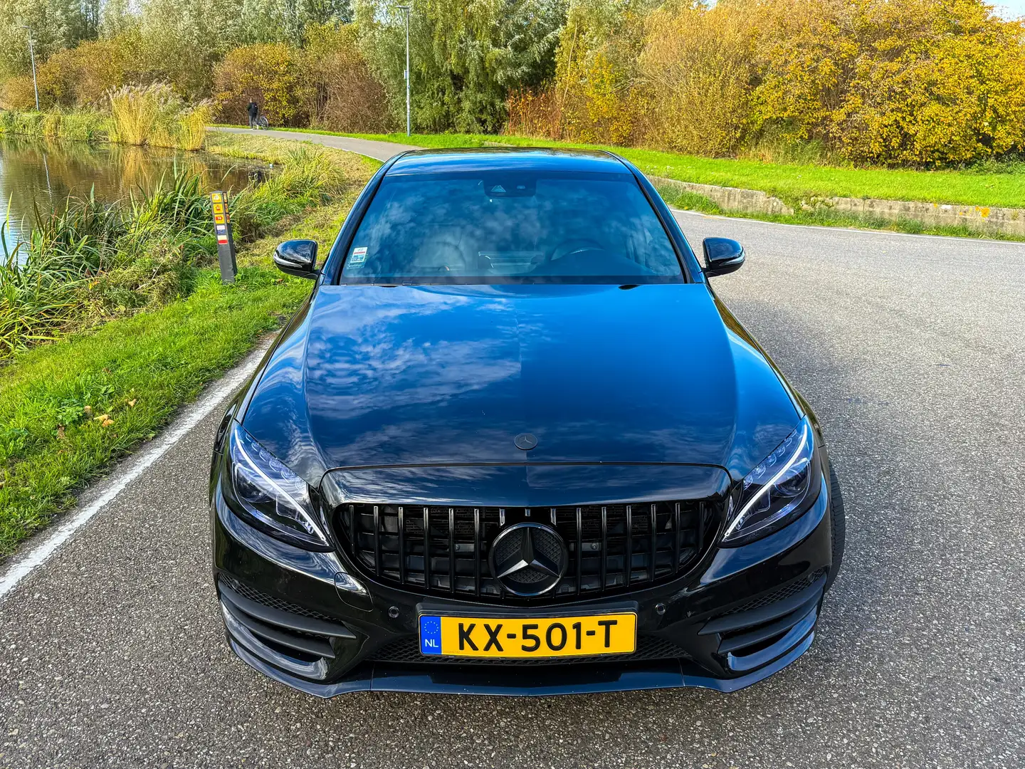 Mercedes-Benz C 250 All black | 211PK full dealer serviced Zwart - 2