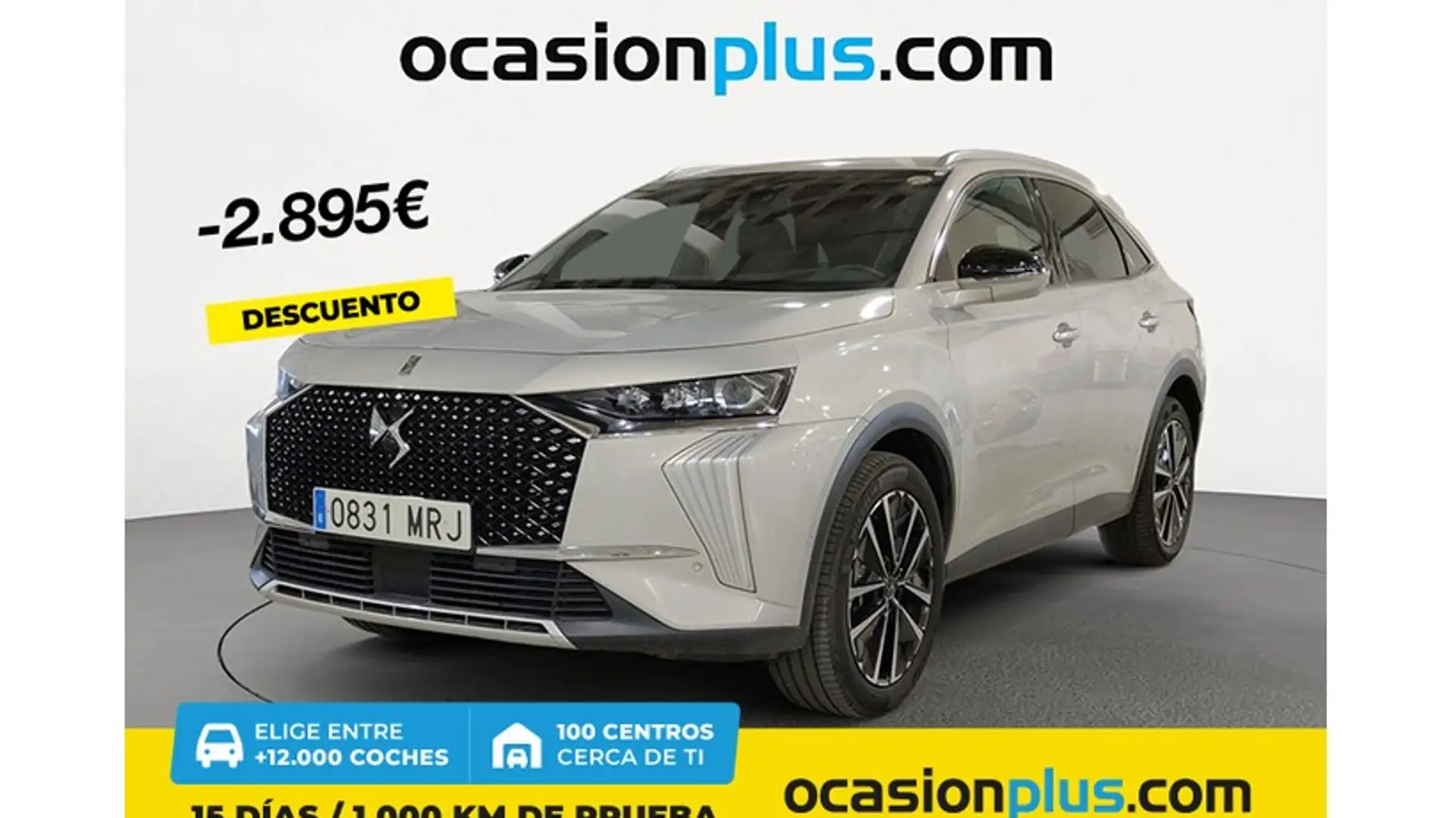 DS Automobiles DS 7 Crossback 1.5BlueHDi Rivoli Aut. Stříbrná - 1