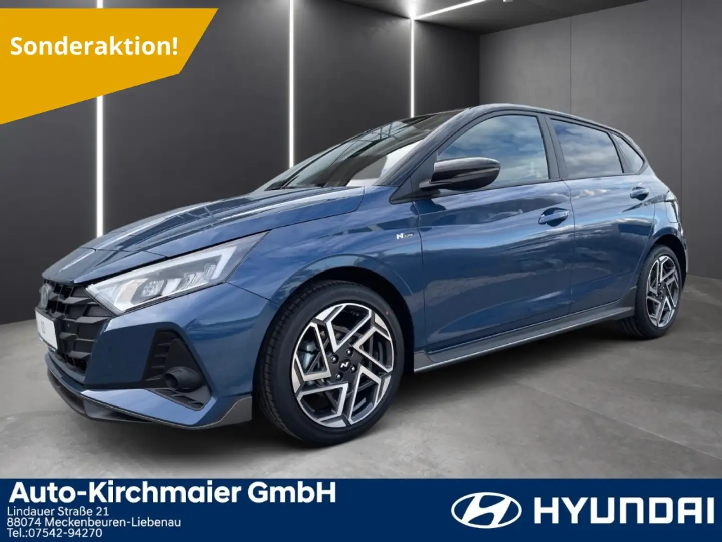 Hyundai i20 N Line 1.0 T-GDI SMART-Paket Navi Bose Sound LED S Blau - 1
