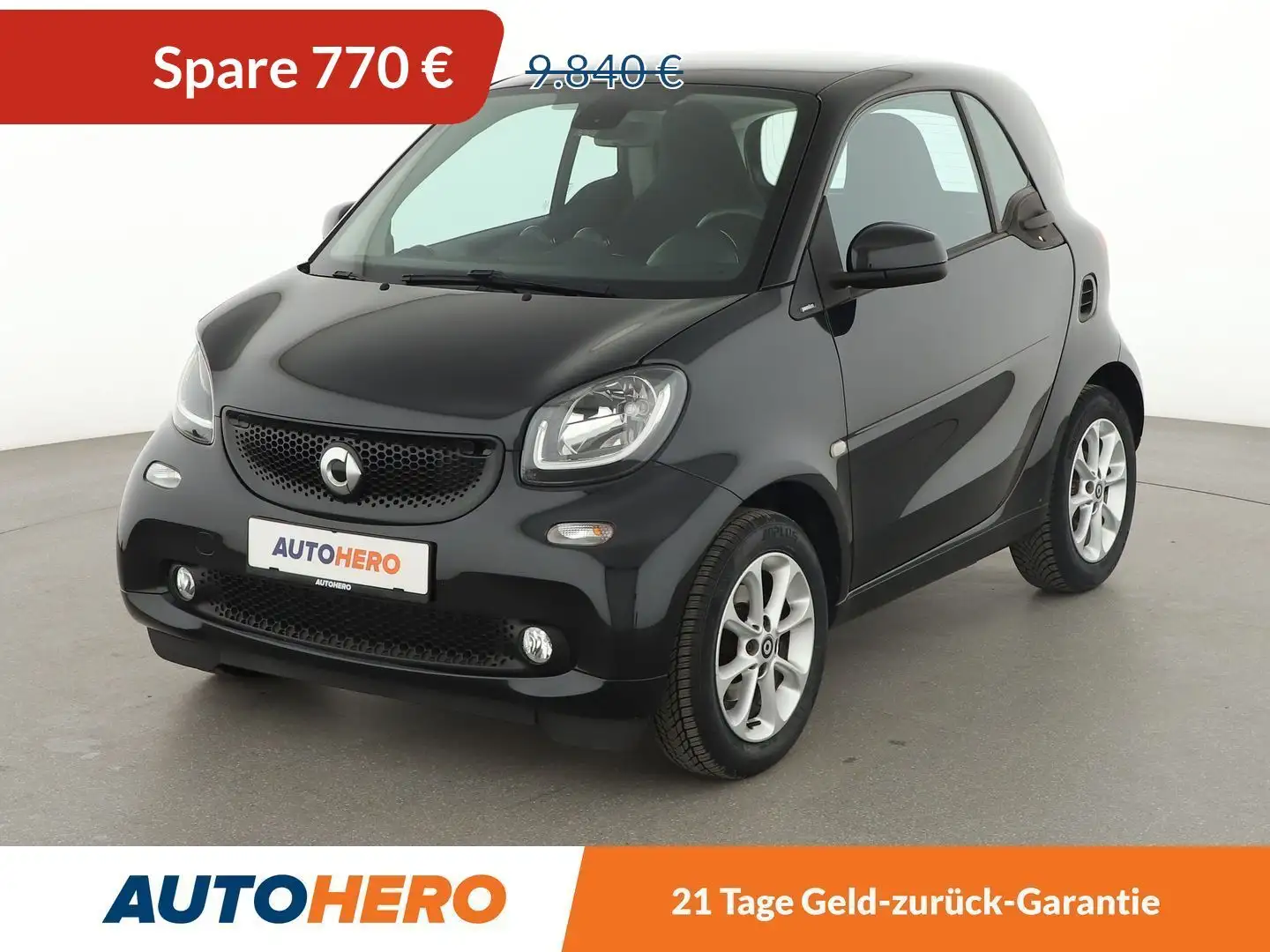 smart forTwo 1.0 Basis passion*NAVI*TEMPO*PDC*SHZ*KLIMA* Schwarz - 1