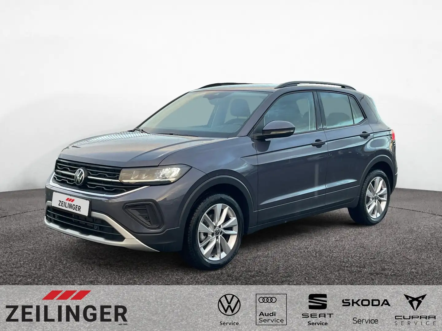 Volkswagen T-Cross Life TSI DSG|ACC|SITZHEIZUNG|17"|CLIMATR Grau - 1