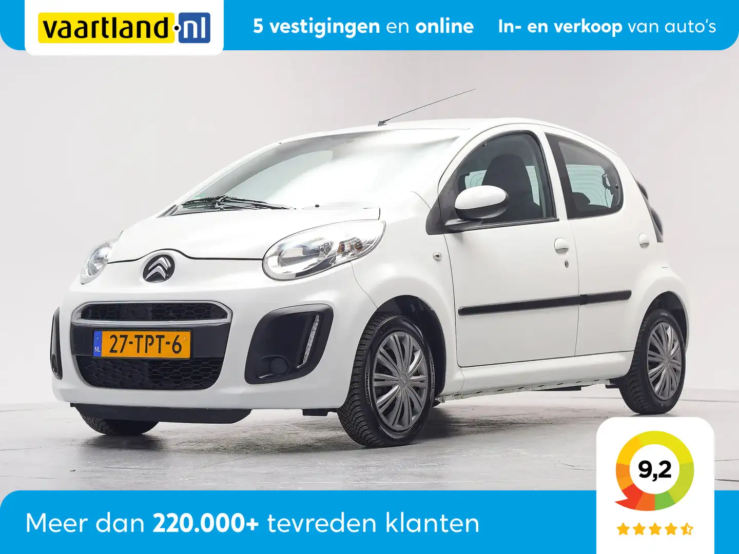 Citroen C1 1.0 Tendance Aut. [ Airco 5 DRS ] Wit - 1