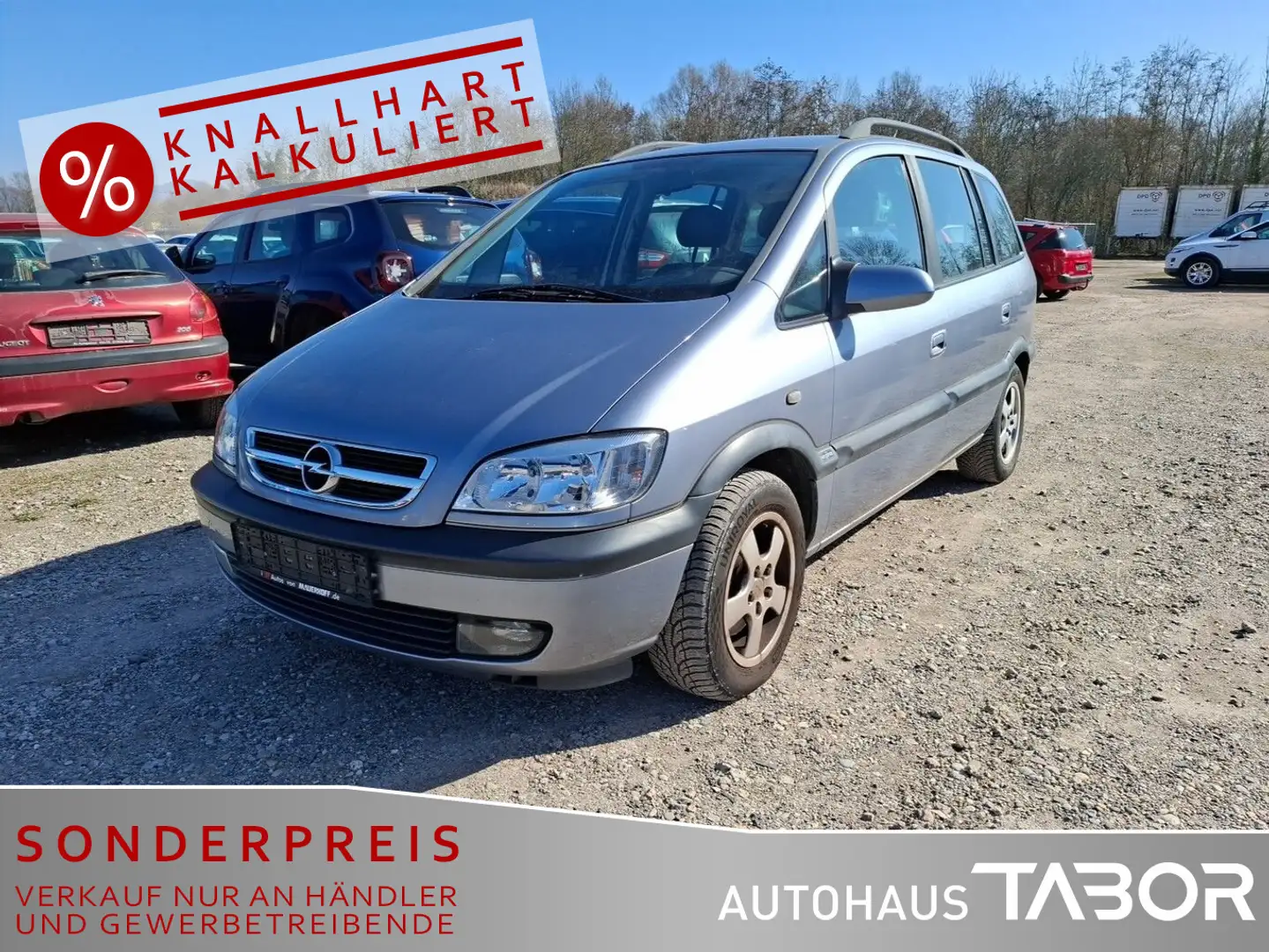 Opel Zafira 1.8 16V LM AHK el.FH 8 Fach Gris - 1