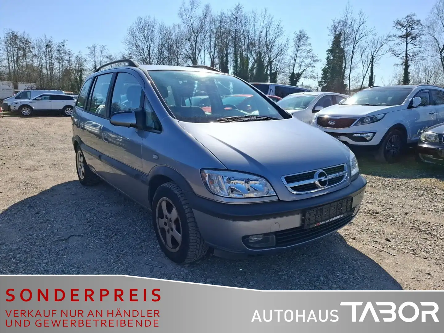 Opel Zafira 1.8 16V LM AHK el.FH 8 Fach Gris - 2