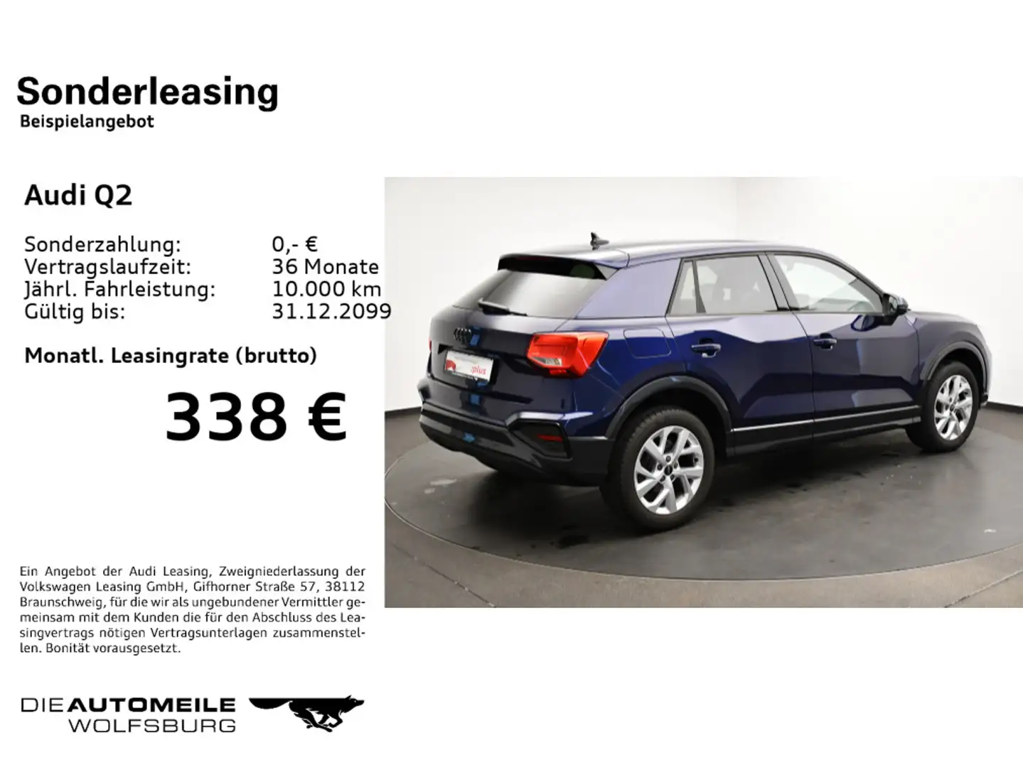 Audi Q2 30 TDI advanced LED/Navi/AHK Blauw - 2