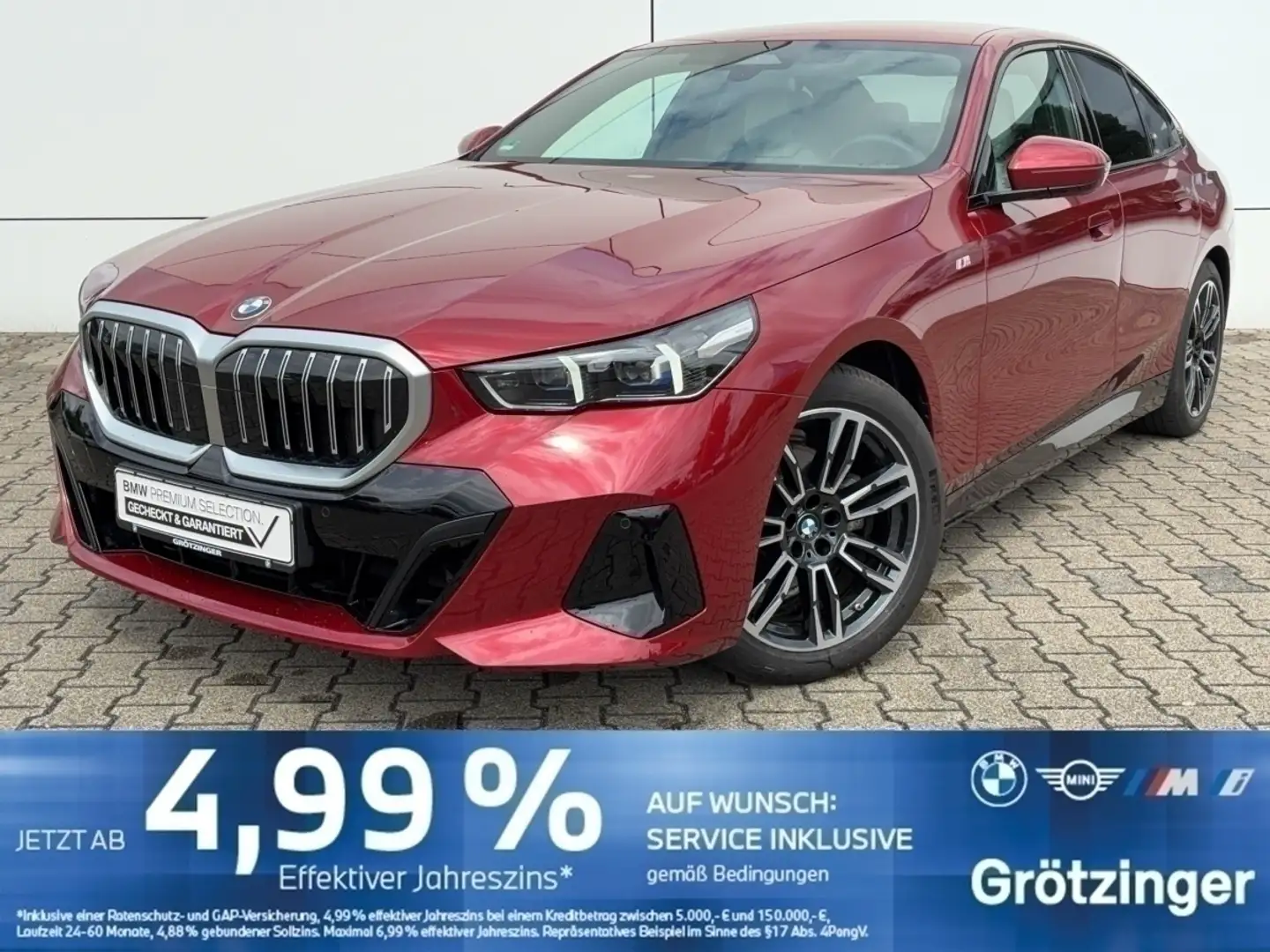 BMW 520 i Limousine M Sportpaket LED+SHZ+DAB Rot - 1