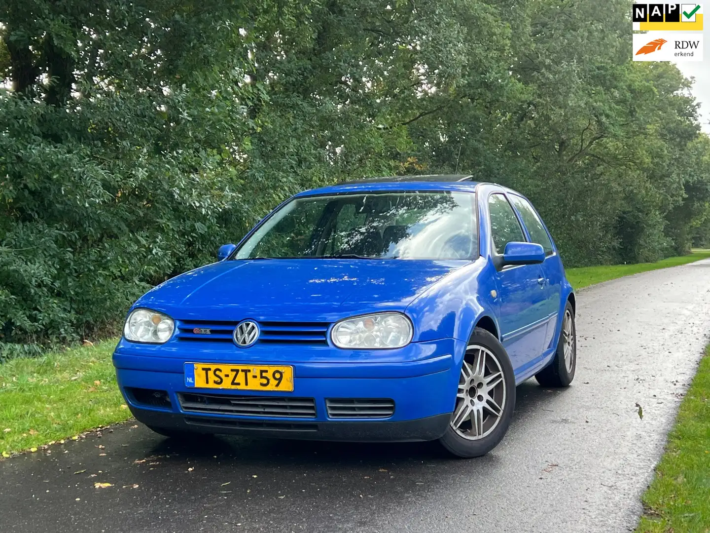 Volkswagen Golf GTI 1.8-5V Turbo | Recaro | Schuif/kanteldak | Azul - 1