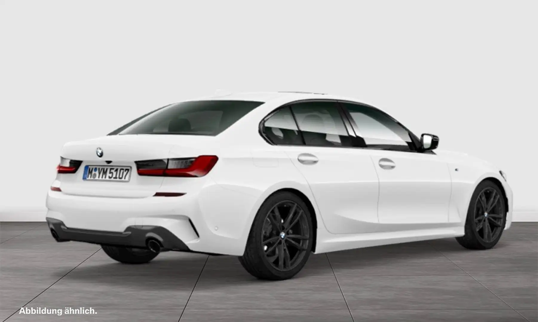BMW 320 i M SPORT+ACC+GLASDACH+360°+HiFi Weiß - 2