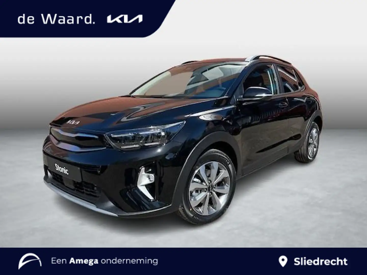 Kia Stonic 1.0 T-GDi MHEV DynamicPlusLine | €2.000,- inruilvo Zwart - 1