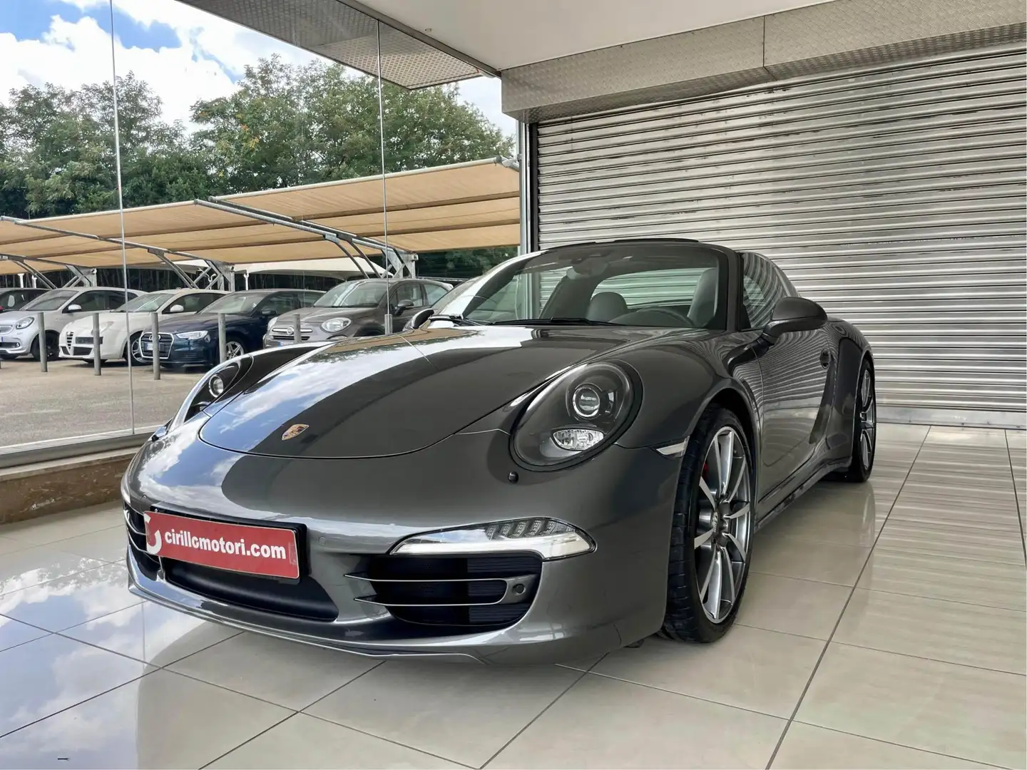 Porsche 991 Targa 4S 400CV PDK IVA ESPOSTA Gris - 1