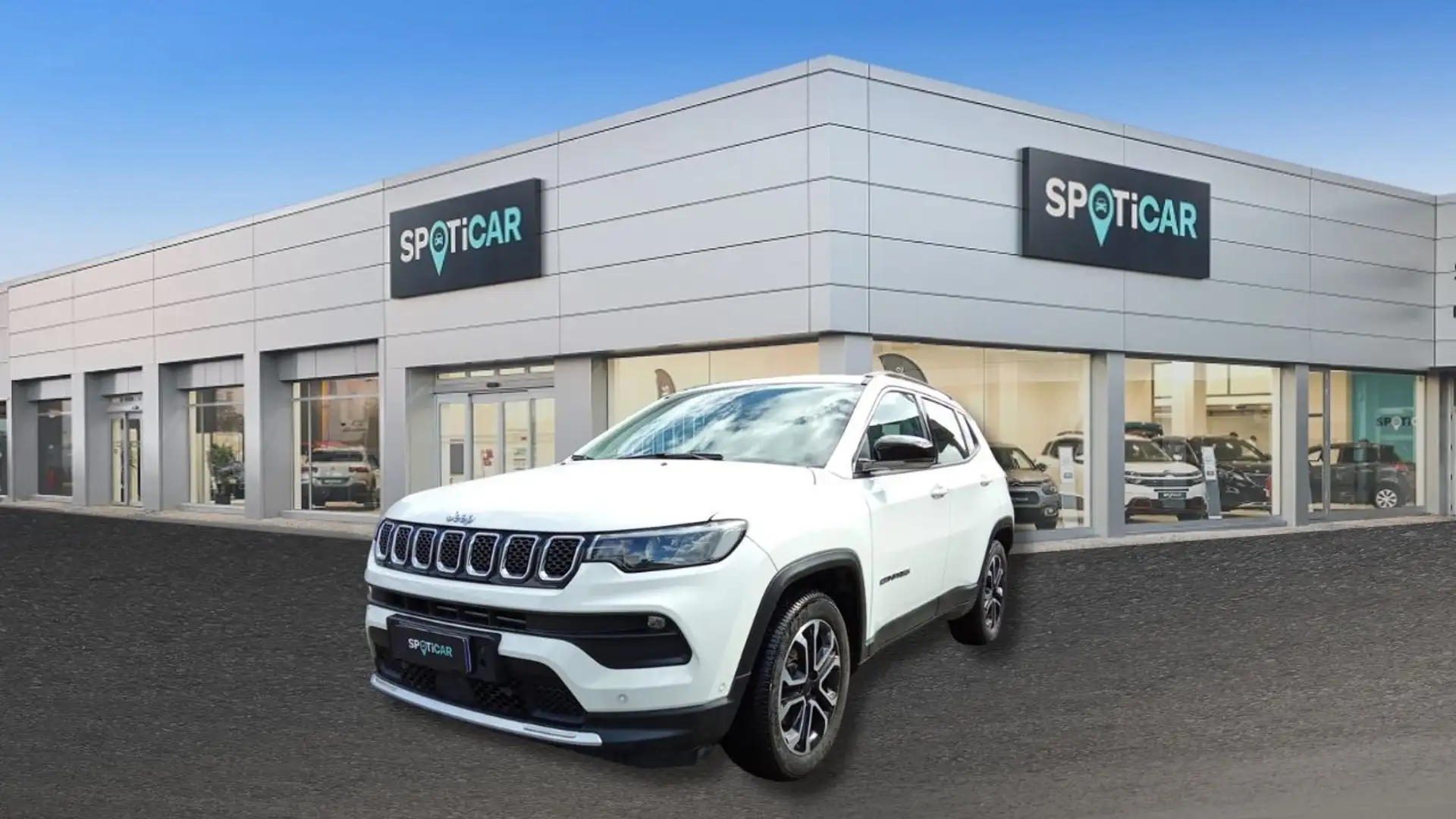 Jeep Compass 1.3 Turbo T4 Limited Weiß - 1