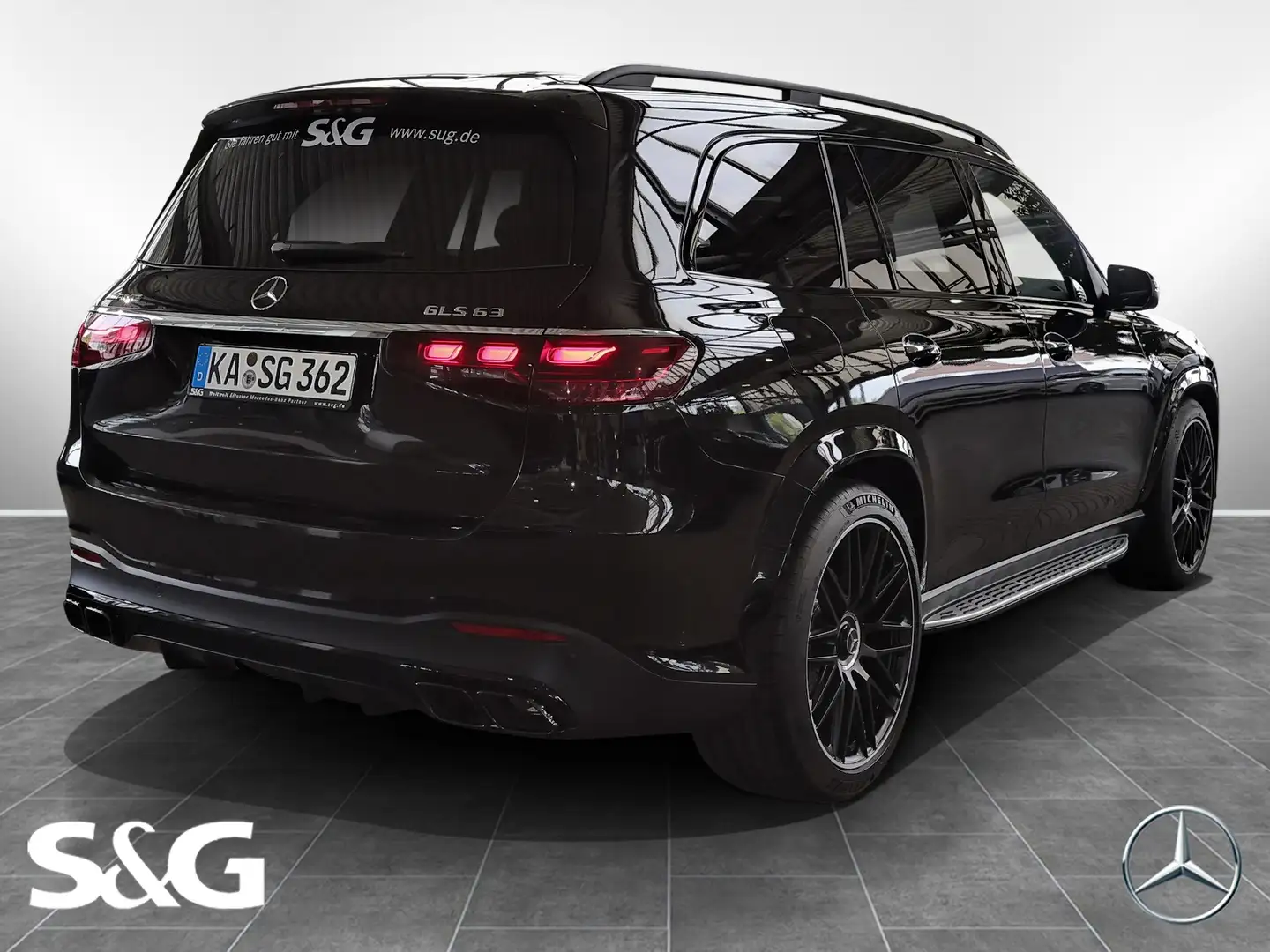 Mercedes-Benz GLS 63 AMG 4M+ AMG MBUX+360°+M-LED+7Sitze+Standh Czarny - 2