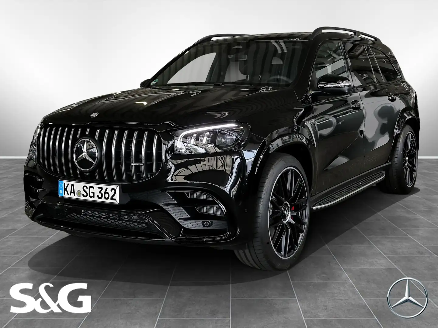 Mercedes-Benz GLS 63 AMG 4M+ AMG MBUX+360°+M-LED+7Sitze+Standh Czarny - 1