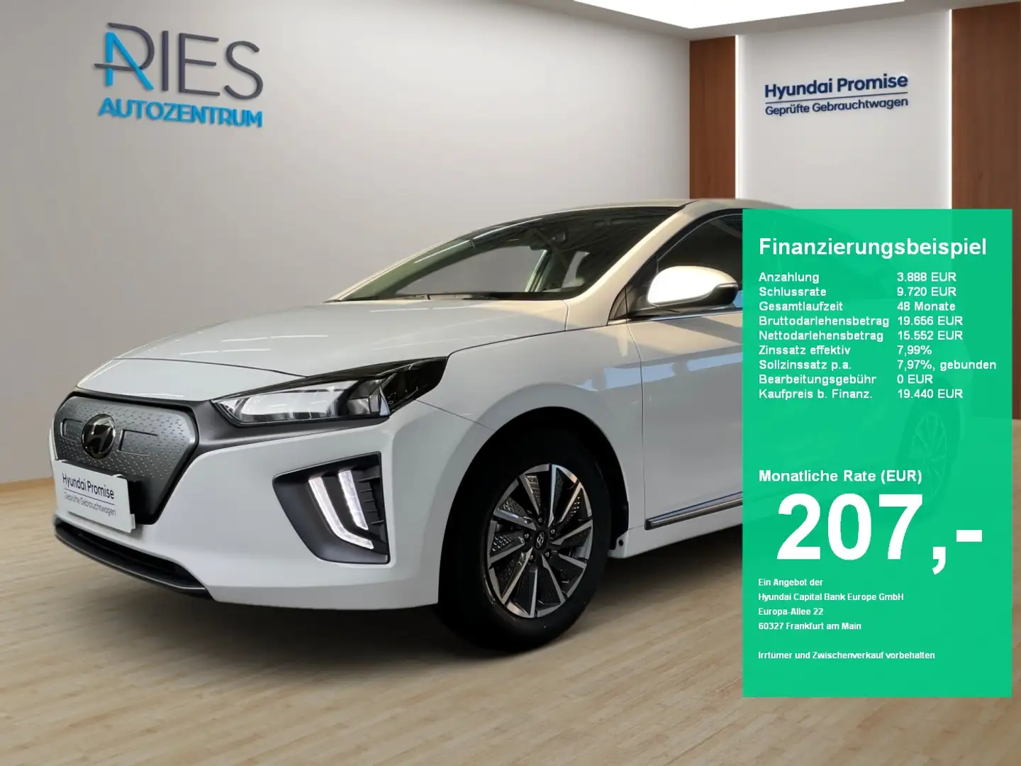 Hyundai IONIQ Elektro Style KlimaA*LED*Navi*SD*SHZ*ACC Blanco - 1