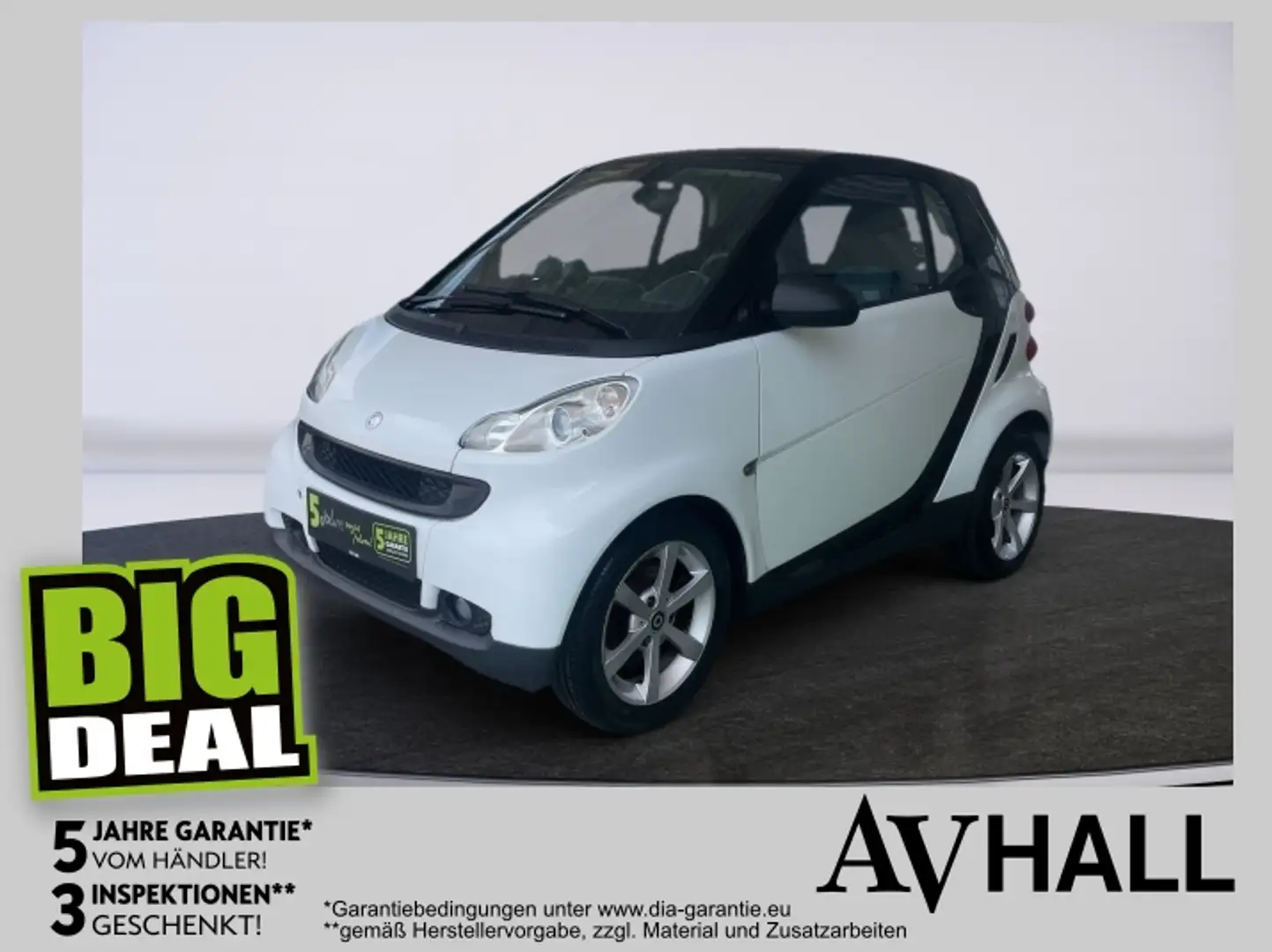 smart forTwo coupé 62 kW Pulse *SHZ*PANO*RADIO* Weiß - 1