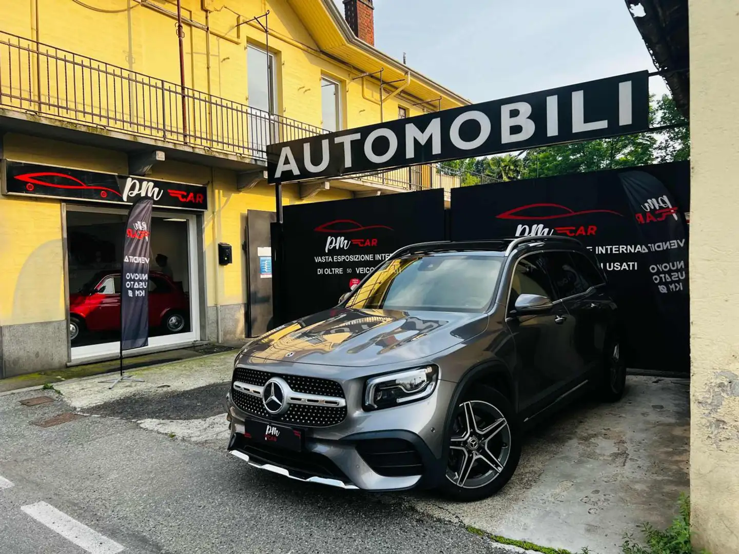 Mercedes-Benz GLB 200 d Automatic premium amg 7 POSTI Grigio - 1