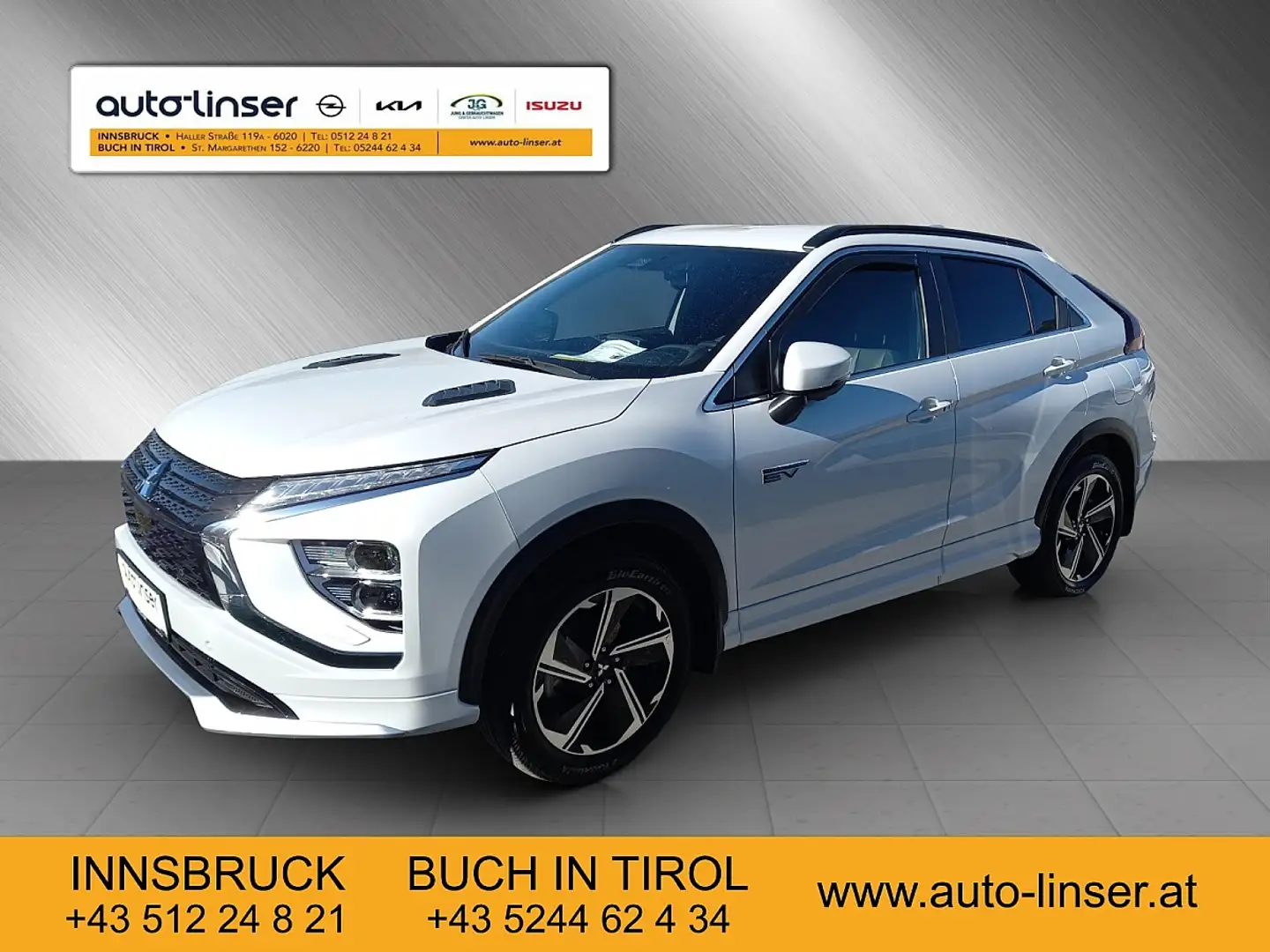 Mitsubishi Eclipse Cross *188PS Systemleistung* 2,4 PHEV 4WD Diamond CVT... Weiß - 1