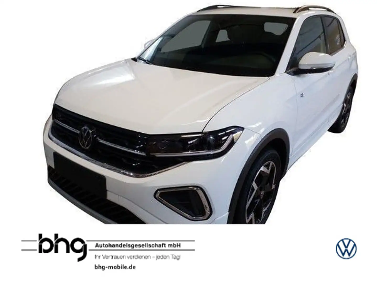Volkswagen T-Cross R-Line 1,0 TSI OPF  DSG Weiß - 1