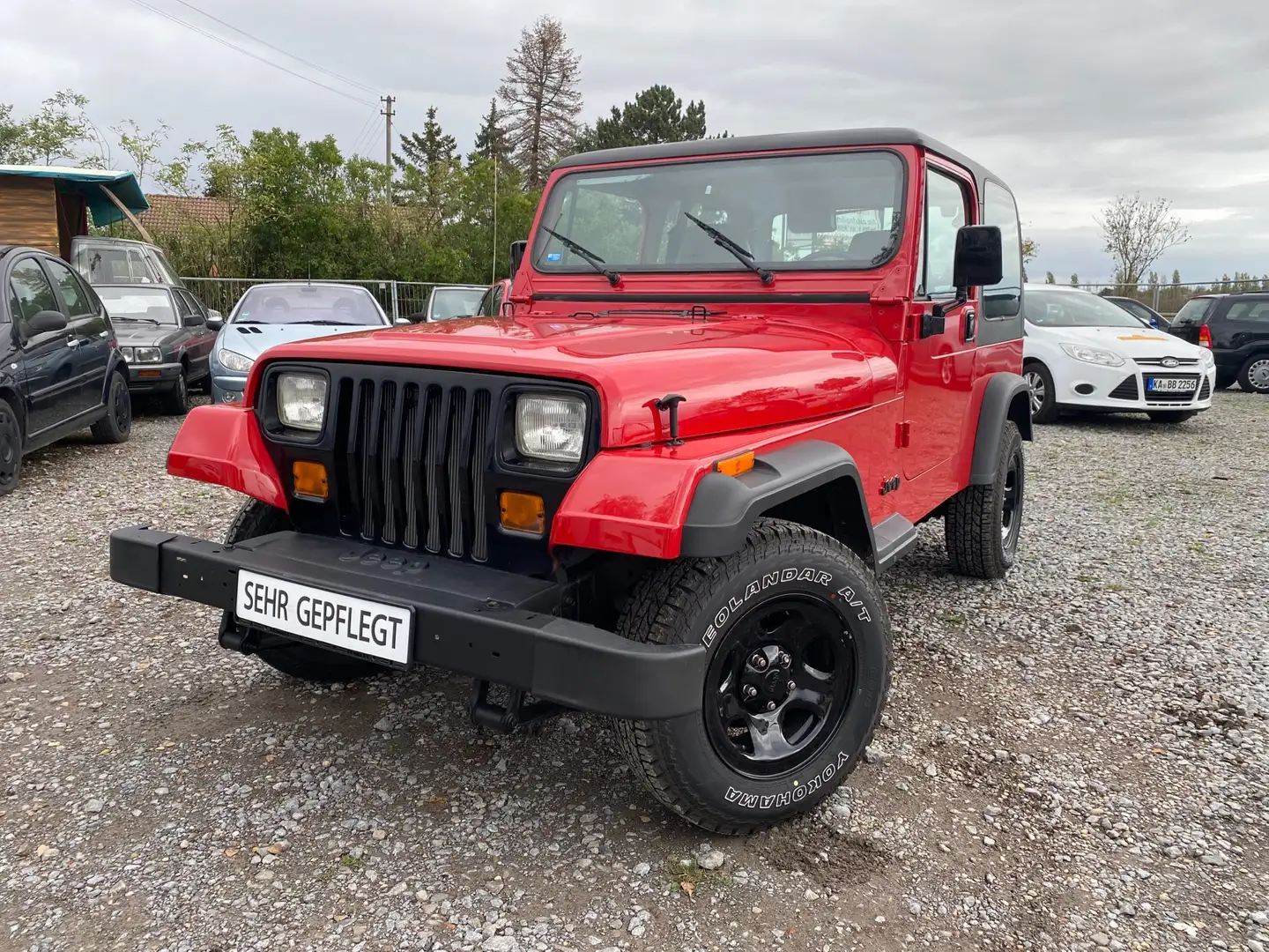 Jeep Wrangler 2.5, Top Zustand, kein Rost Rood - 2
