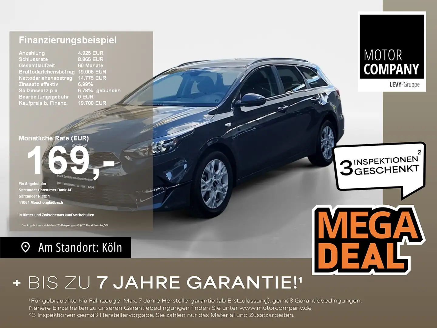 Kia Ceed SW / cee'd SW Ceed Sportswagon 1.0 T-GDI Vision +Navi+R.Kam+All Gri - 1