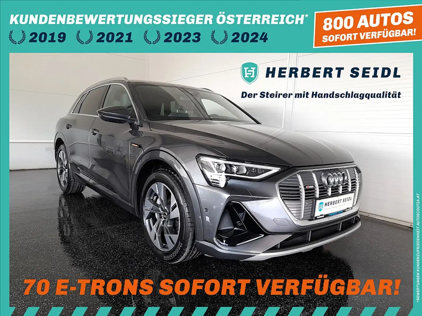 Audi e-tron 50 quattro S-LINE *NP 86.737.- / SKY / 20 ZOLL ... Grau - 1