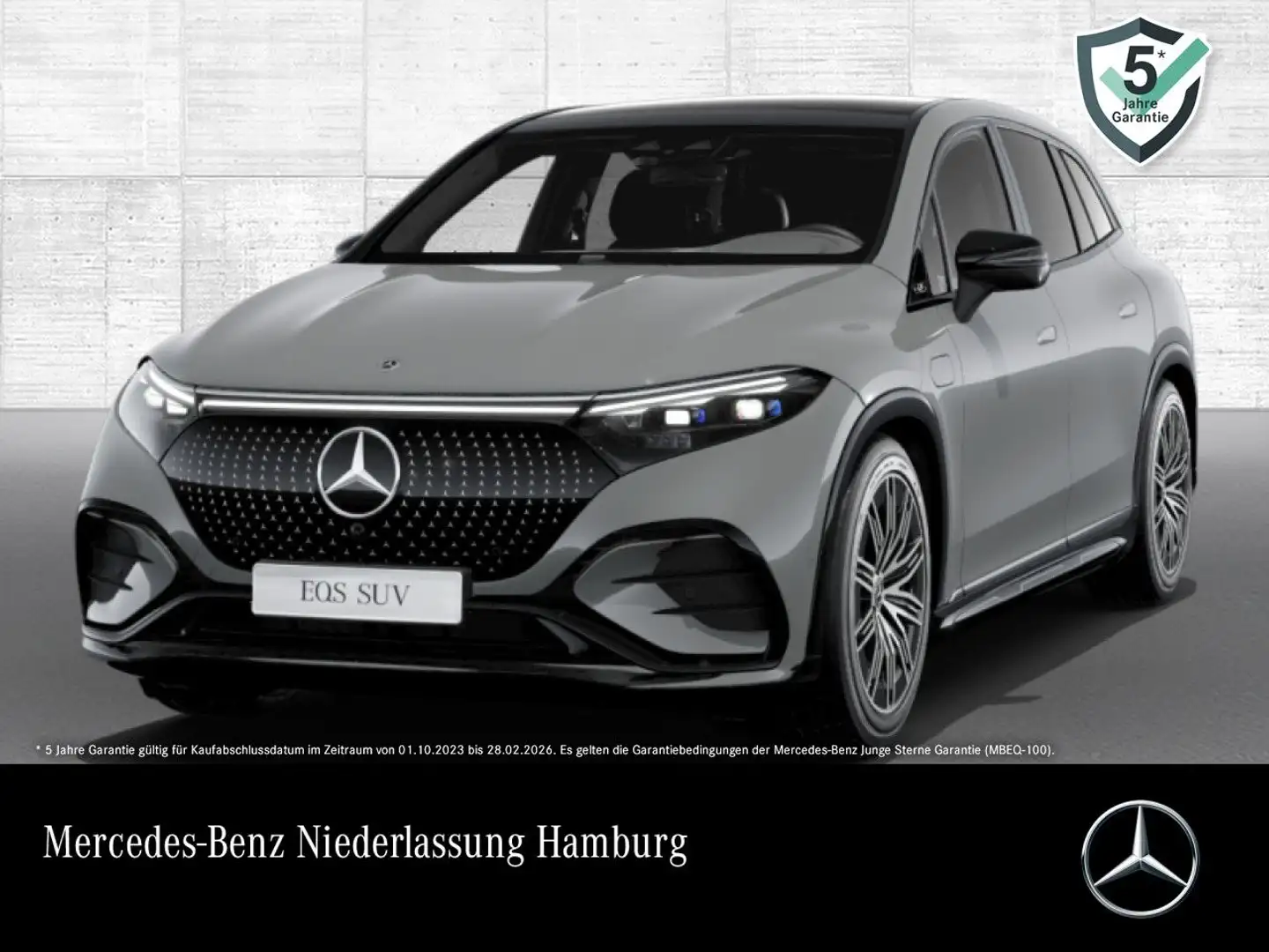Mercedes-Benz EQS SUV EQS 580 4MATIC SUV AMG Fahrass Pano Burmester HUD Grau - 1