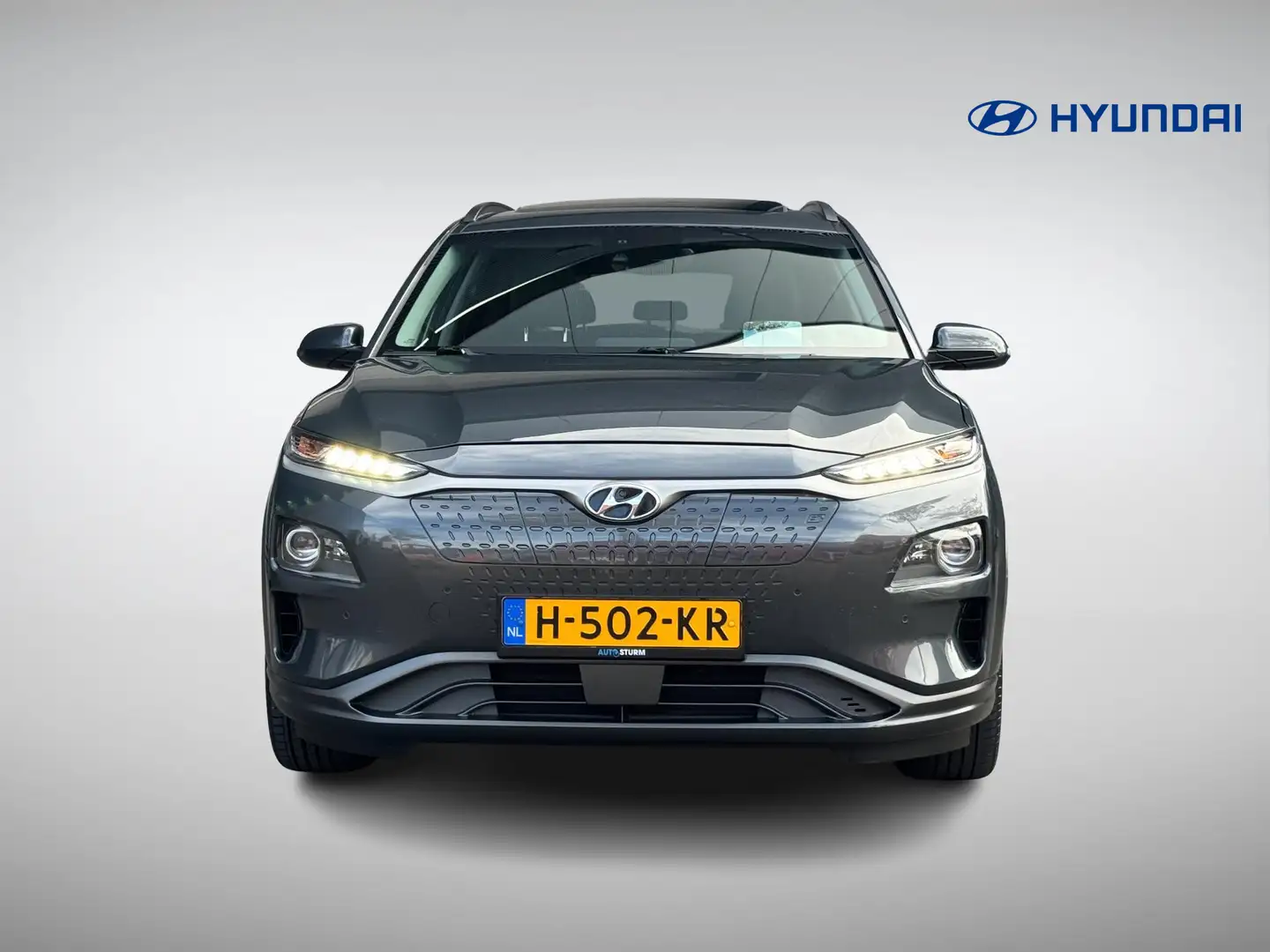 Hyundai KONA EV Premium 64 kWh SoH 97% 3-Fase Lader, Meest Luxe Gris - 2