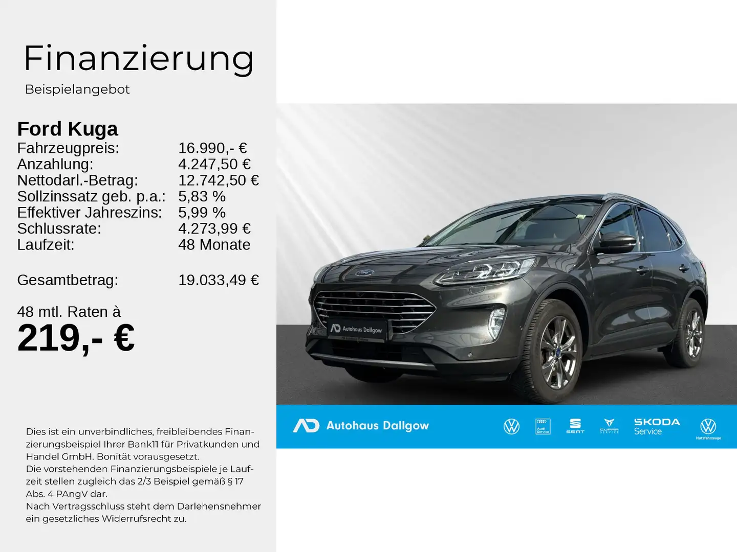 Ford Kuga 1,5 EcoBoost Sync Edition 4x2 Grigio - 2