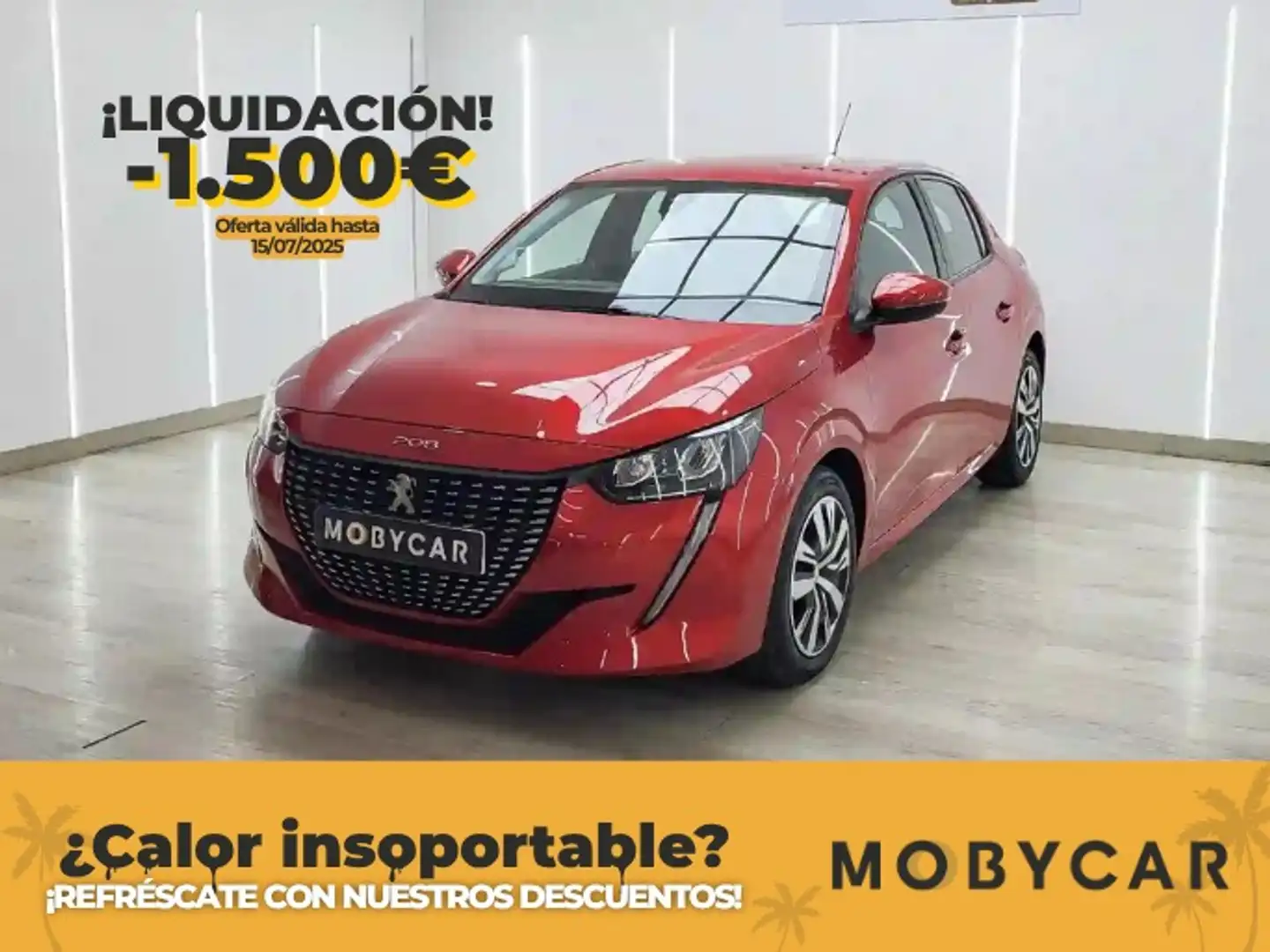 Peugeot 208 1.2 Puretech S&S Active 100 Rojo - 1