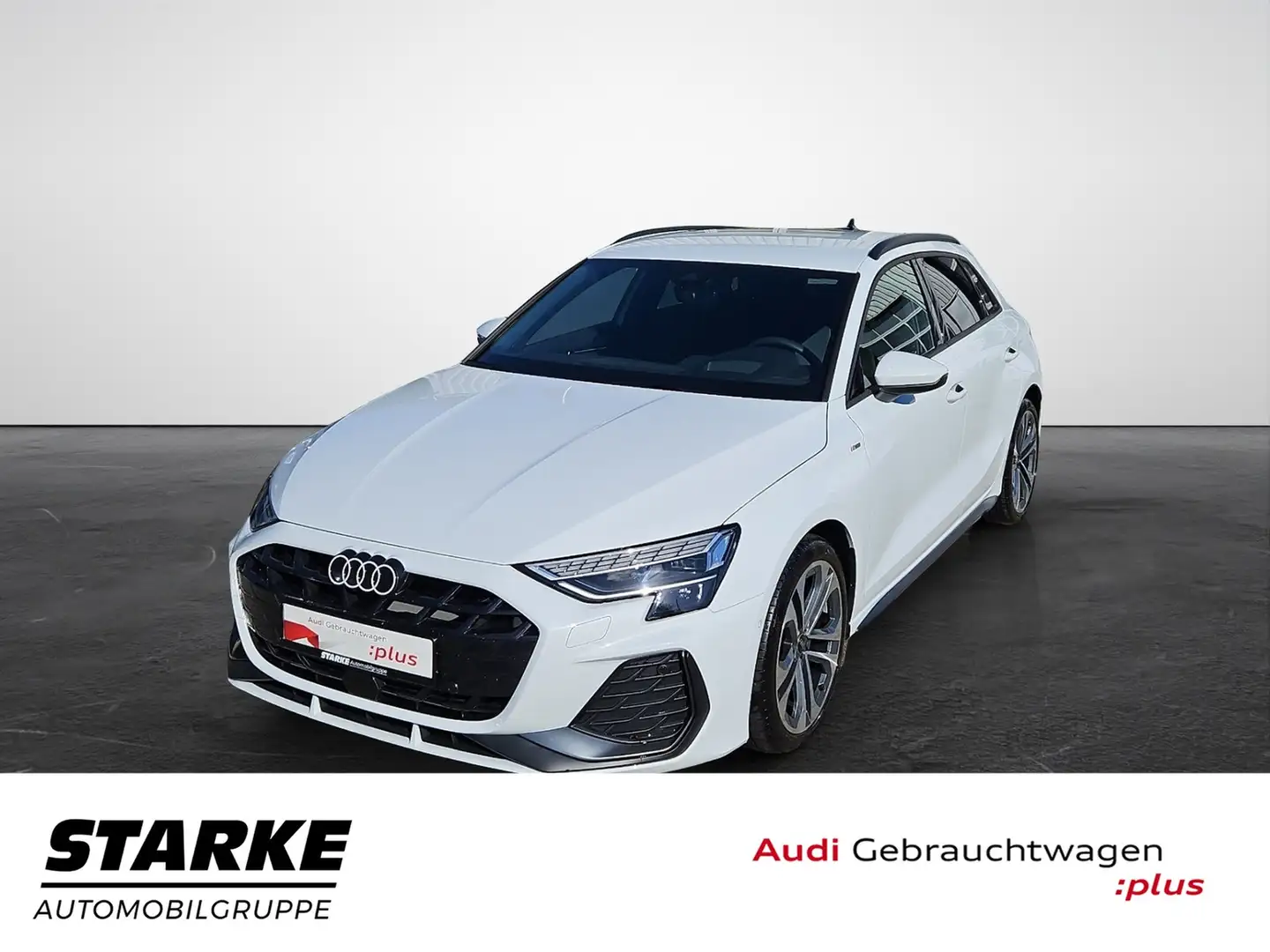 Audi A3 Sportback 30 TFSI S tronic S line NaviPlus LED ... Blanc - 2