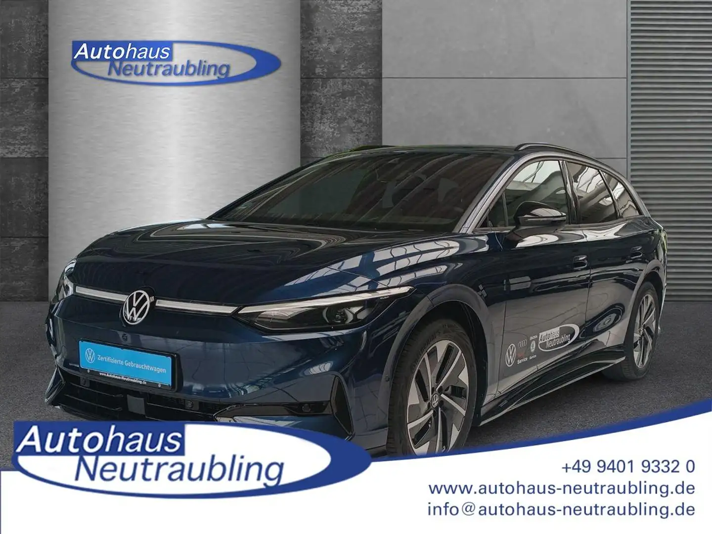 Volkswagen ID.7 TOURER 77 KWh "PRO" 286 PS +AHK+IQ.LIGHT+ACC Blau - 1