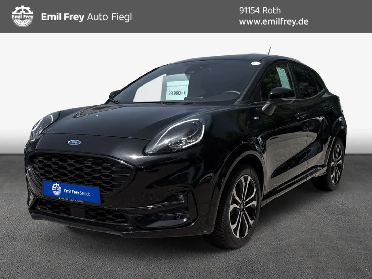 Ford Puma 1.0 EcoBoost Hybrid Aut. ST-LINE Schwarz - 1