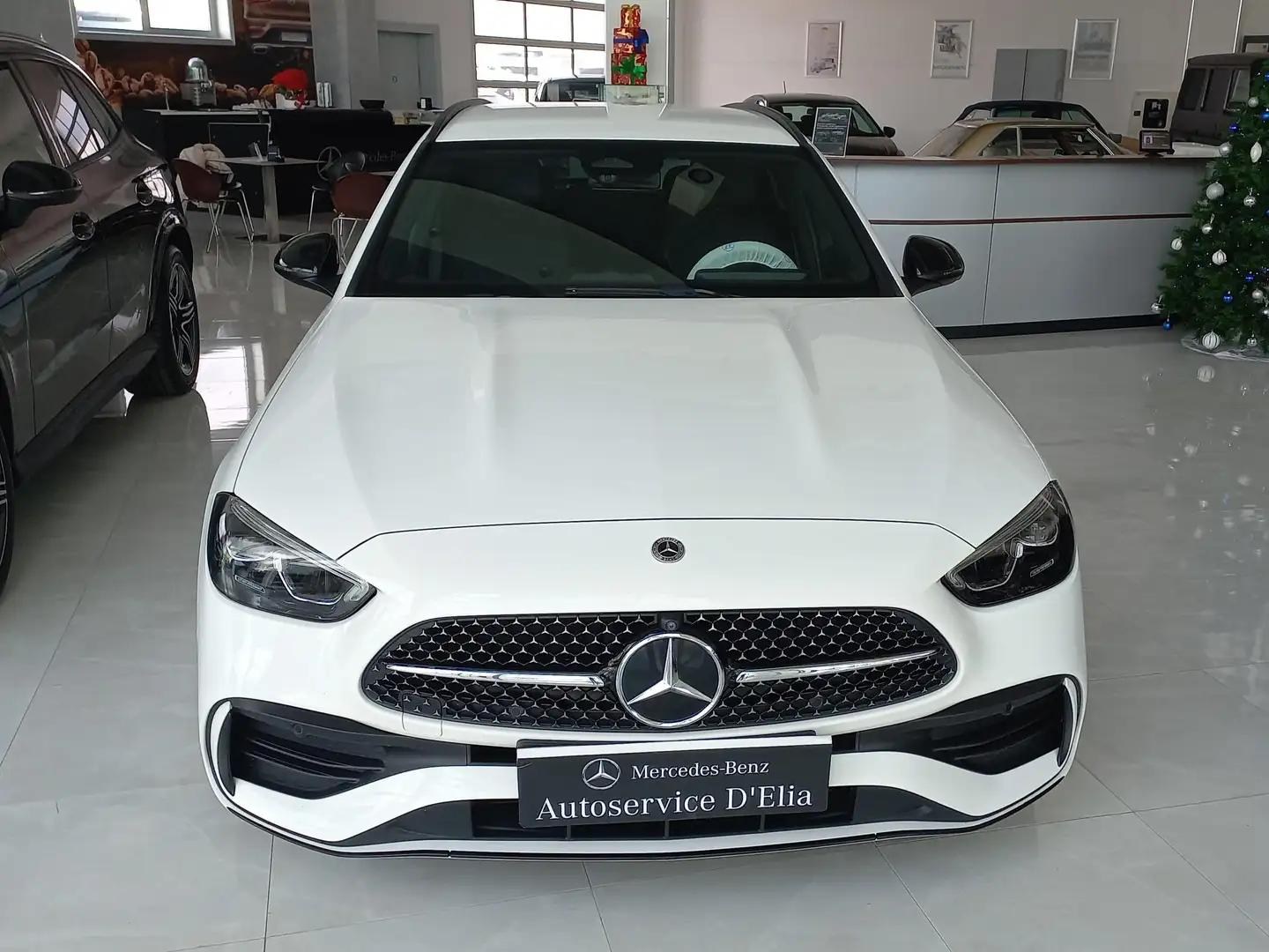 Mercedes-Benz C 220 d SW  mhev Premium Plus auto Night Edition Blanco - 2