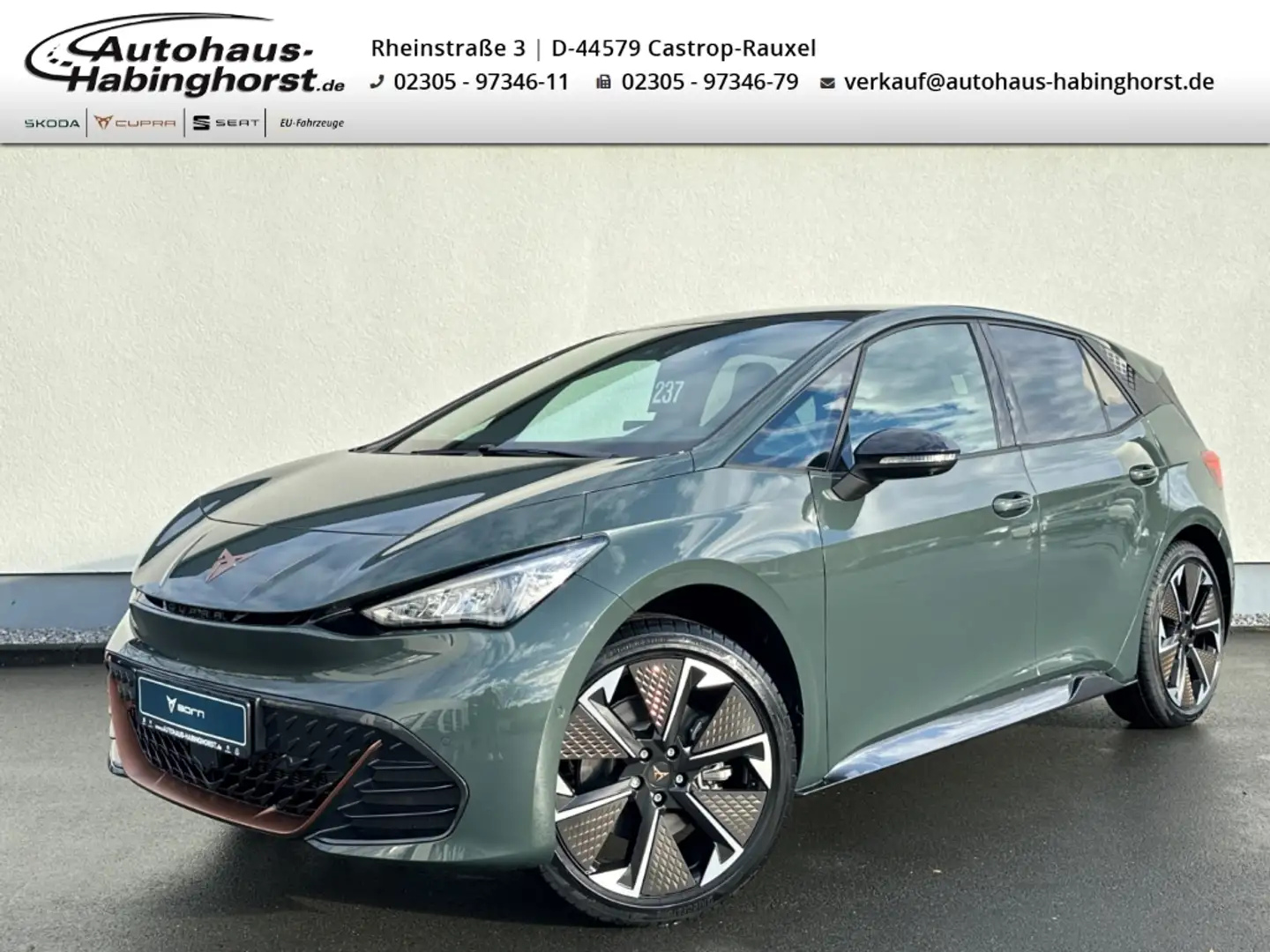 CUPRA Born VZ - 79 kWh Head-Up 360 Sennheiser Kessy Pano DCC Verde - 1