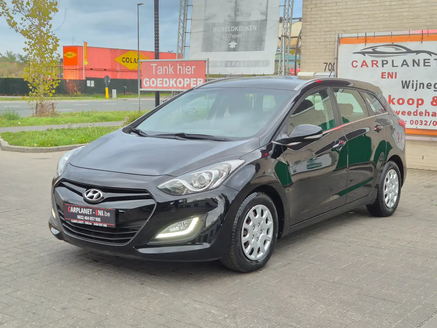 Hyundai i30 Met Keuring Carpass en jaar garantie + 1st O.N.D Zwart - 1