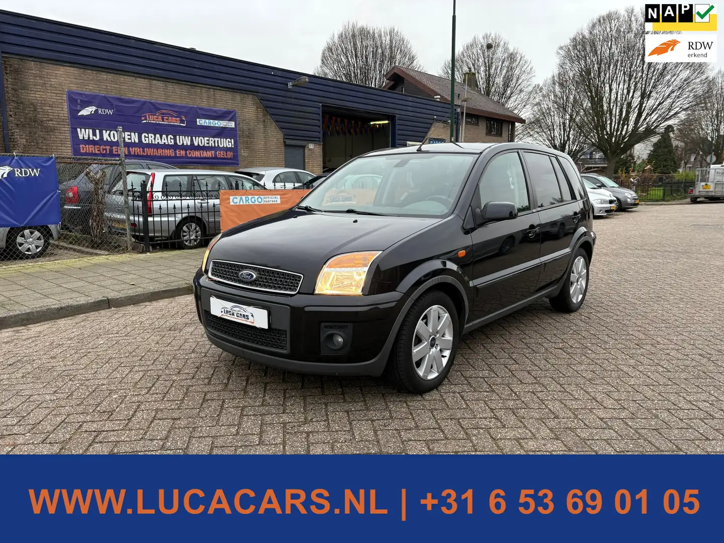 Ford Fusion 1.6-16V Futura AUTOMAAT! 2X SLEUTEL + BOEKJES! NIE Black - 1