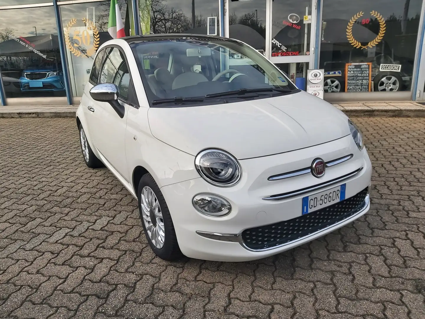 Fiat 500 500 1.2 Lounge s Weiß - 2