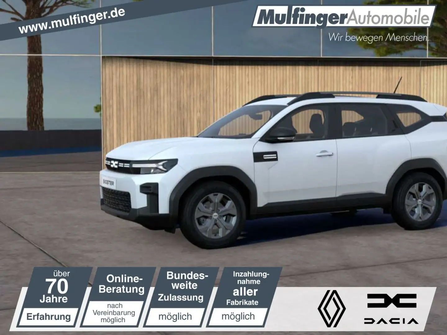 Dacia Bigster TCe 140 Essential KAMERA KLIMA Bluetooth Weiß - 1
